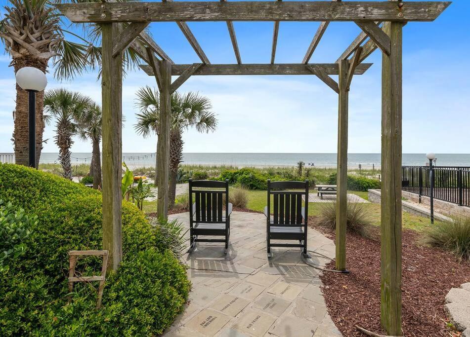 Cabana Palms - Oceanfront Renovated King Bed Sauna Myrtle Beach Exteriör bild